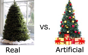 Real VS. Artificial Christmas Tree