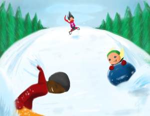 sledding