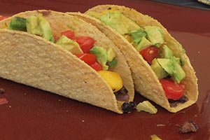 Mango, Avocado and Black Bean Tacos