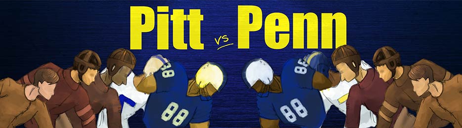 Pitt and Penn State Rivalry Banner