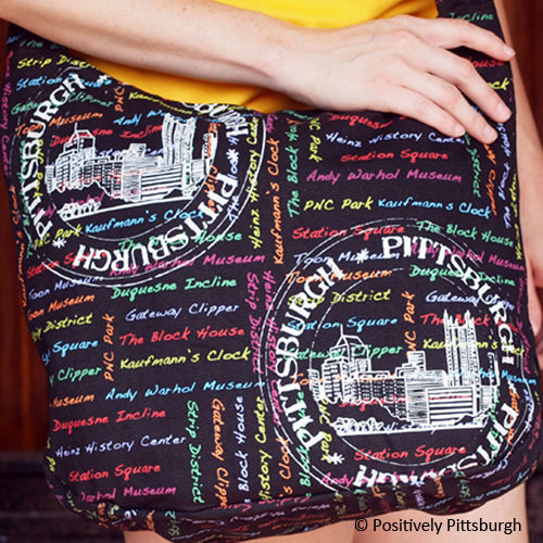 Pgh Stamp Hobo Bag