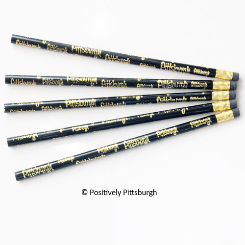 Gold Pgh font Pencil