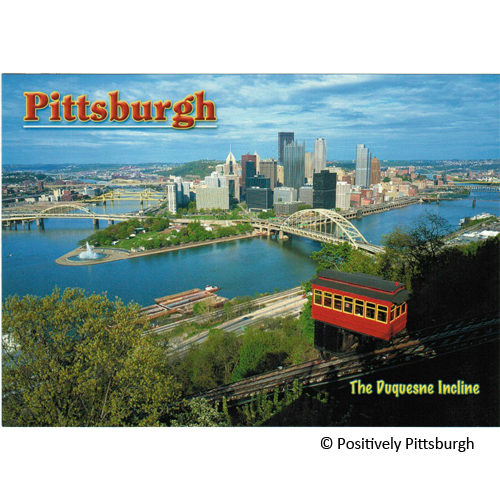 Pgh & the Duq. Incl. Horizontal Postcard