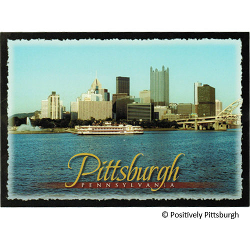 Downtown and the Old Majestic Postcard