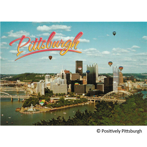 Hot Air Balloons of Pittsburgh Postcard