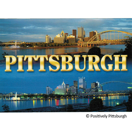 Days and Nights of Pittsburgh Postcard