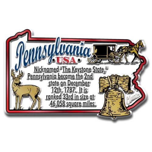PA Info Map Magnet
