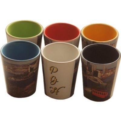 Pgh and the Duquesne Incline Shot Glass