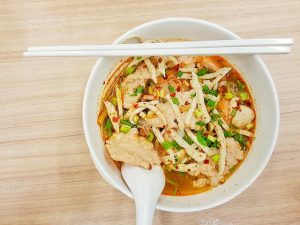 stock image of Thai Noodle soup