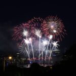 Image of fireworks over Pittsburgh on the 4th of July