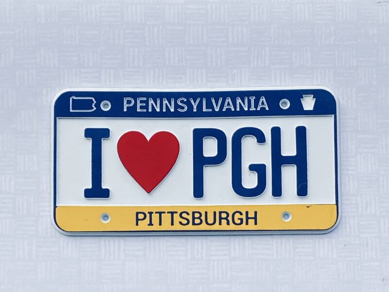 I Love Pittsburgh Flexible Magnet