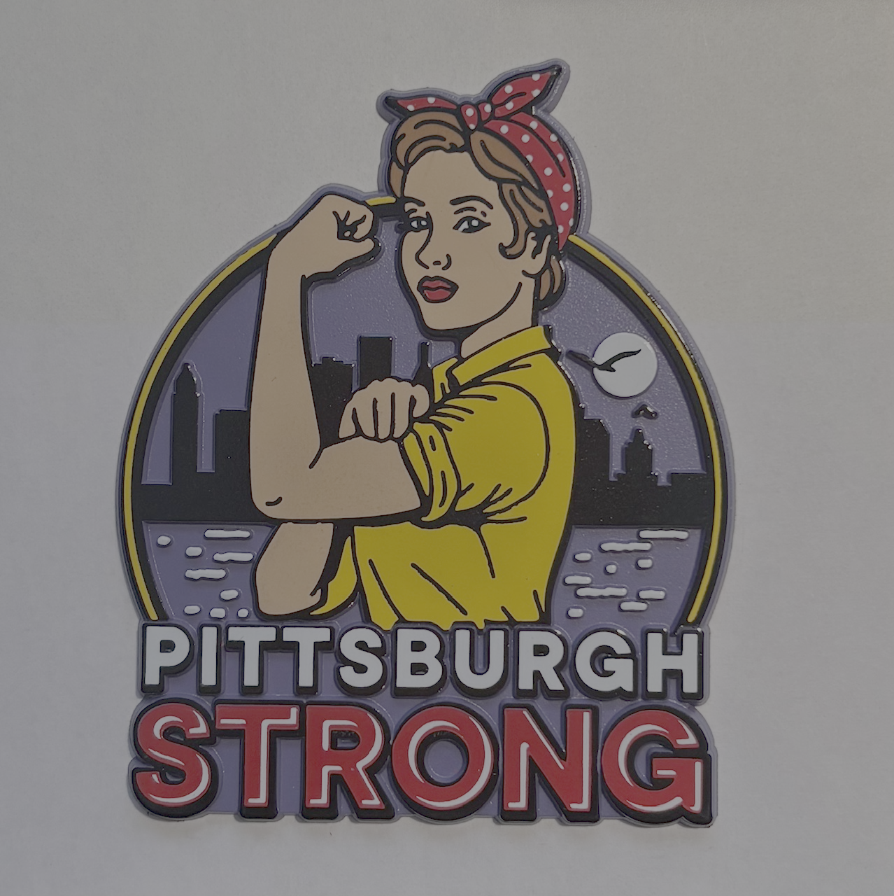 Pgh Strong Flex Magnet - White Lady