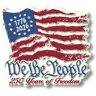 USA Distressed Flag 250th Anniversary Magnet