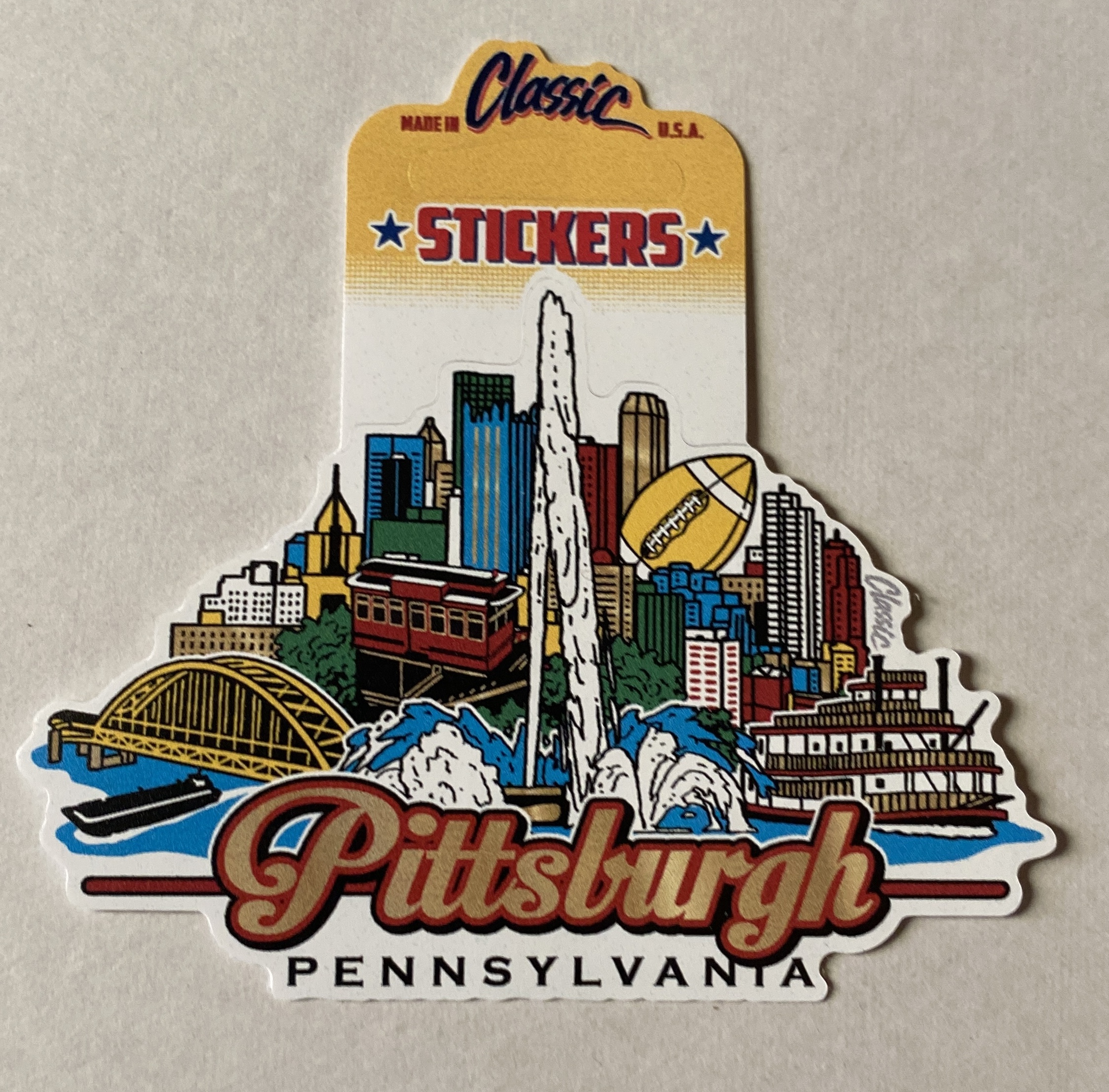 Collage of Pgh - Sticker