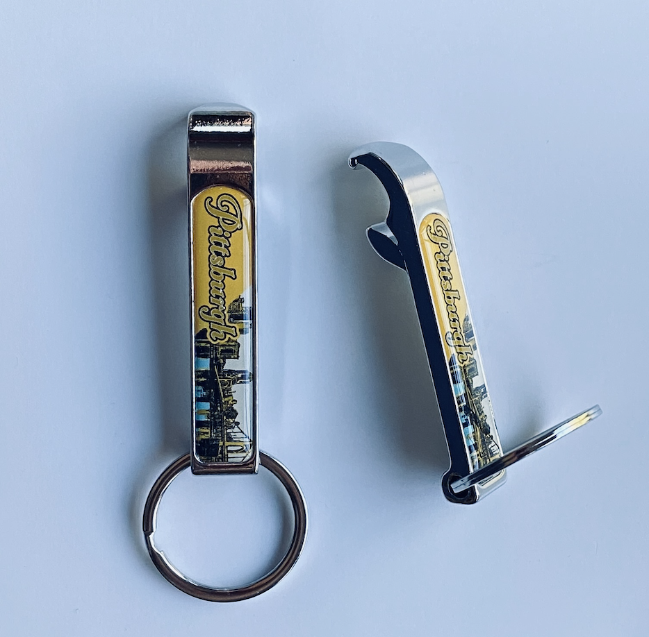 Pittsburgh Bottle Opener Keychain